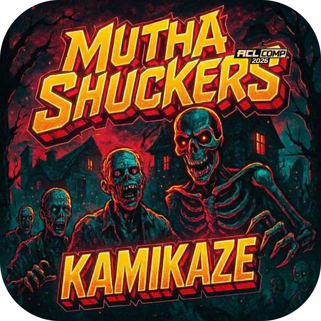Mutha Shuckers "Halloween Collection" 2026 ACL Comp Stamped Cornhole Bags