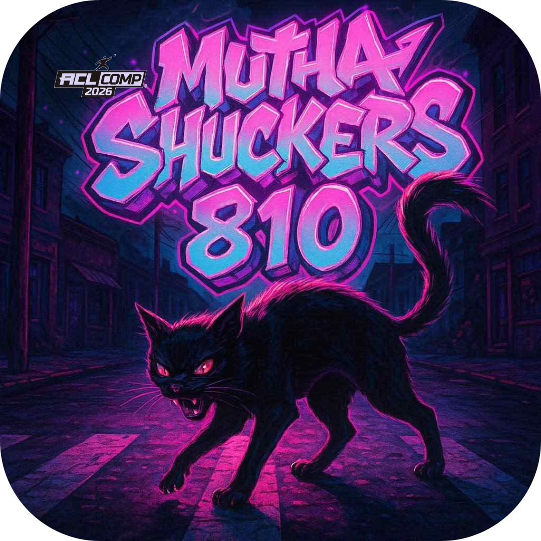 Mutha Shuckers "Halloween Collection" 2026 ACL Comp Stamped Cornhole Bags