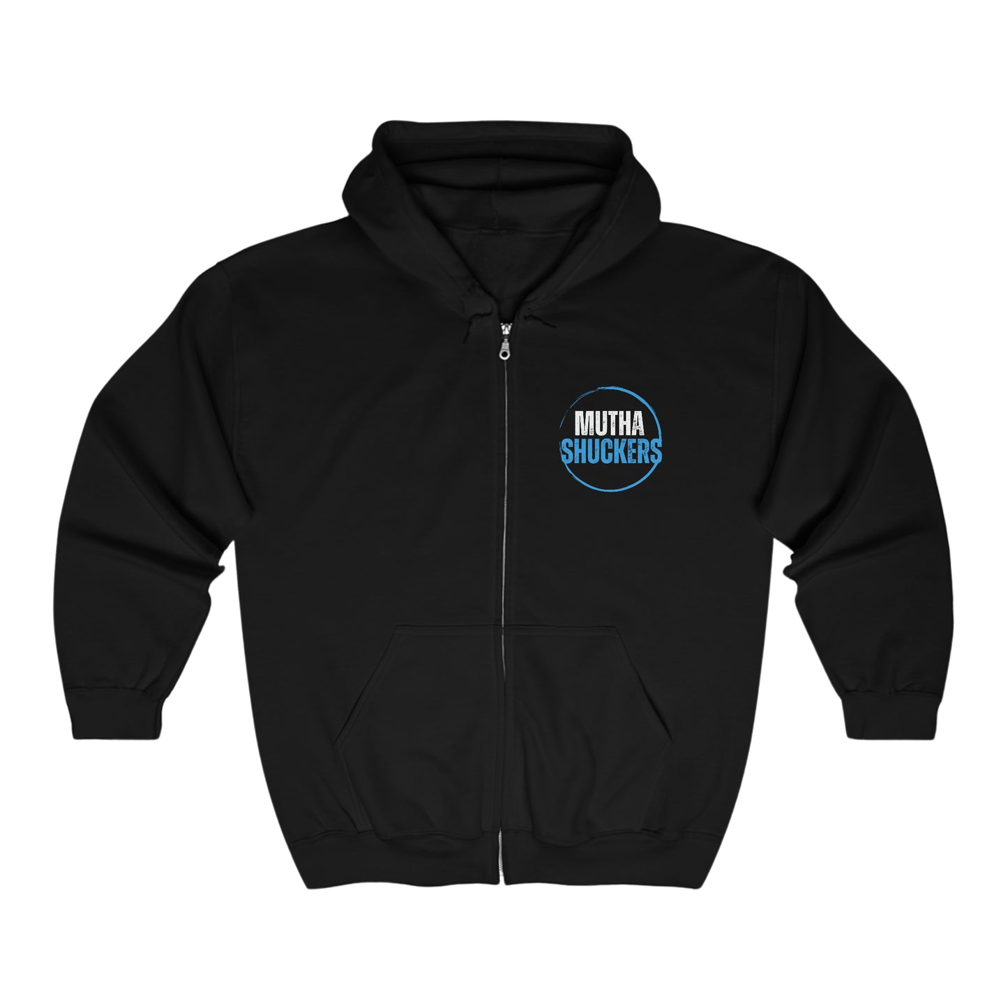 Mutha Shuckers Unisex Full Zip Hooded Sweatshirt