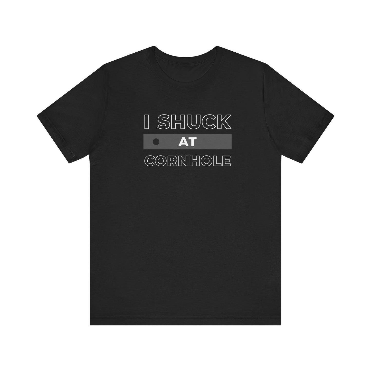 Mutha Shuckers "I Shuck at Cornhole" Unisex Tee