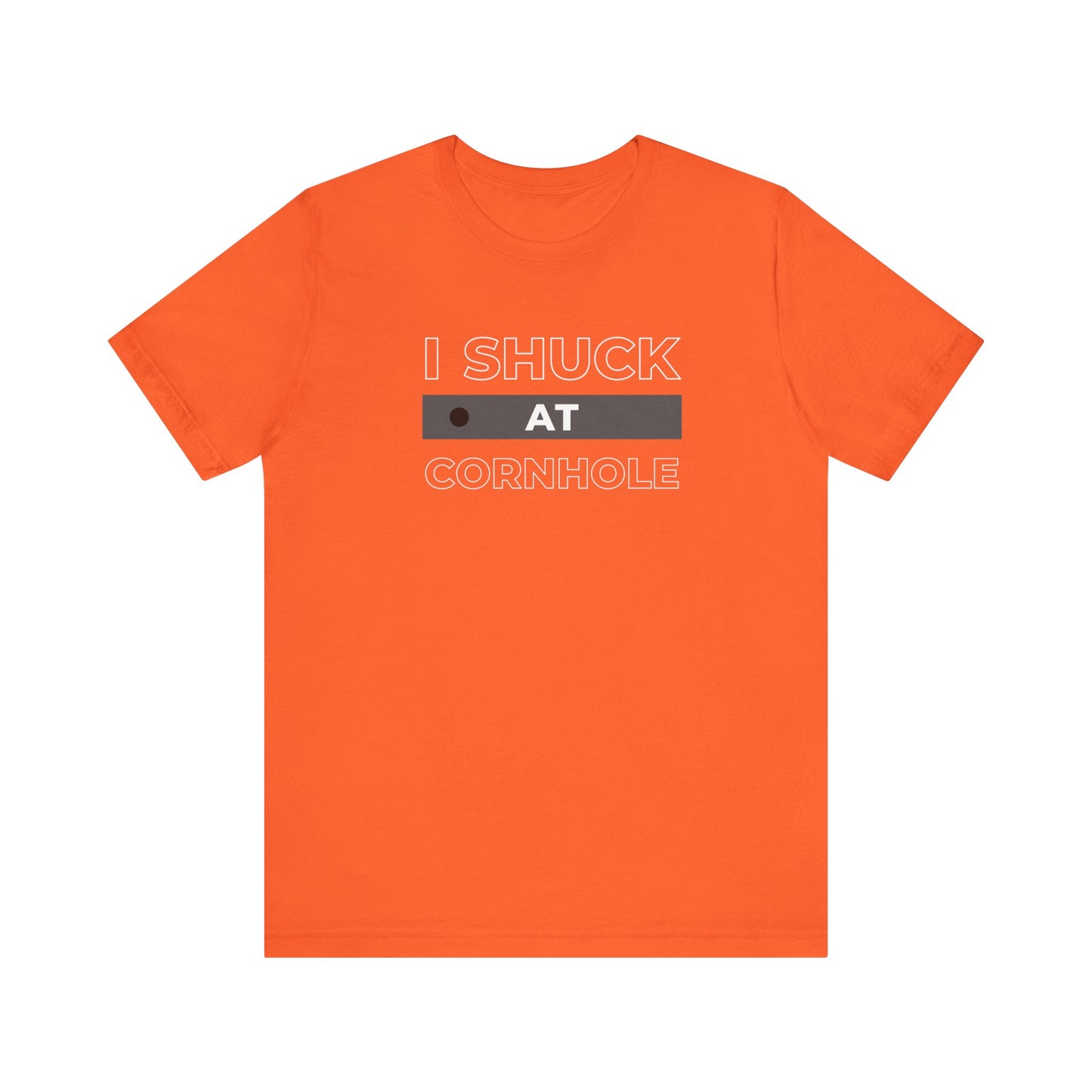 Mutha Shuckers "I Shuck at Cornhole" Unisex Tee