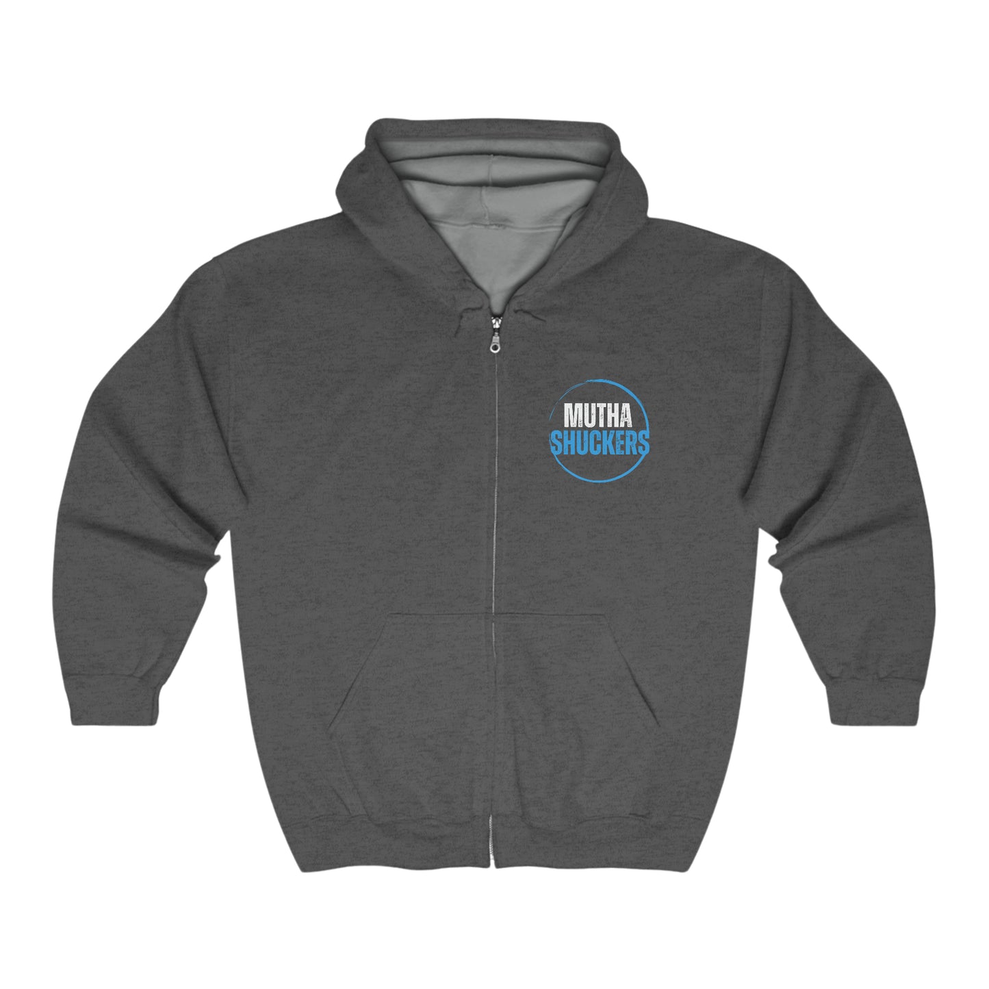 Mutha Shuckers Unisex Full Zip Hooded Sweatshirt
