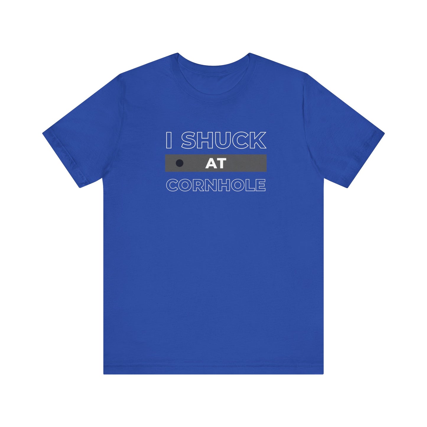 Mutha Shuckers "I Shuck at Cornhole" Unisex Tee