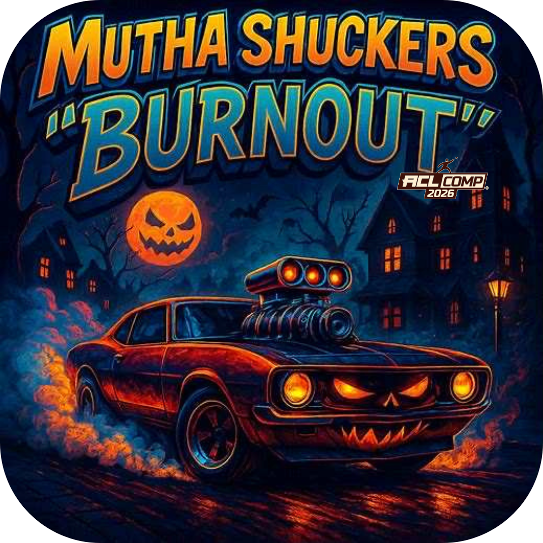 Mutha Shuckers "Halloween Collection" 2026 ACL Comp Stamped Cornhole Bags