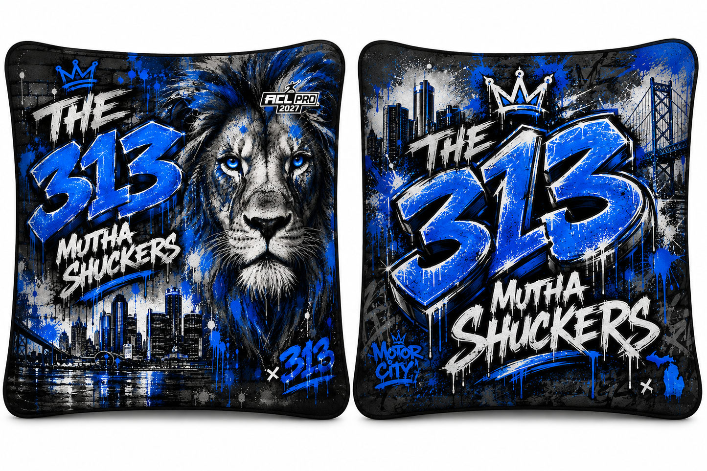 Mutha Shuckers THE 313 "The King" Series 2027 ACL Pro Cornhole Bags