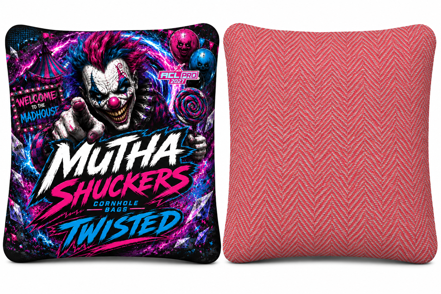 Mutha Shuckers Twisted "Madhouse" Series 2027 ACL Pro Cornhole Bags