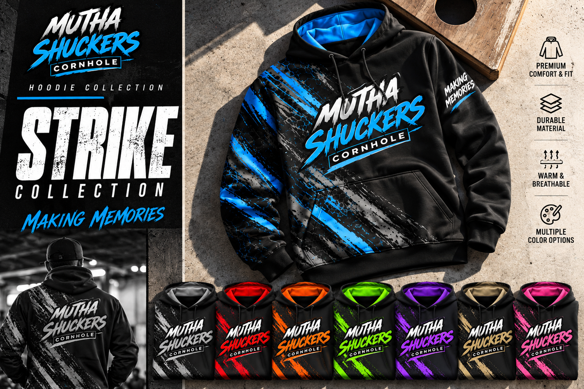 Mutha Shuckers "Strike” Hoodies