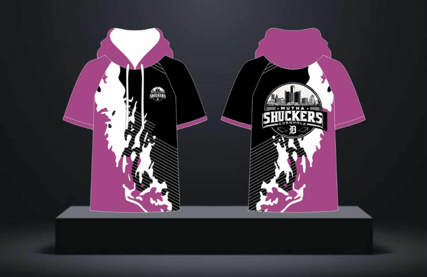 Mutha Shuckers 2025 Splash Short Sleeve Hoodie