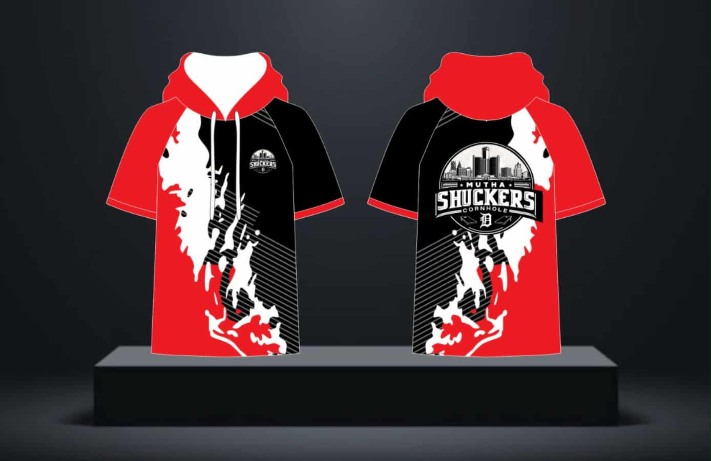 Mutha Shuckers 2025 Splash Short Sleeve Hoodie