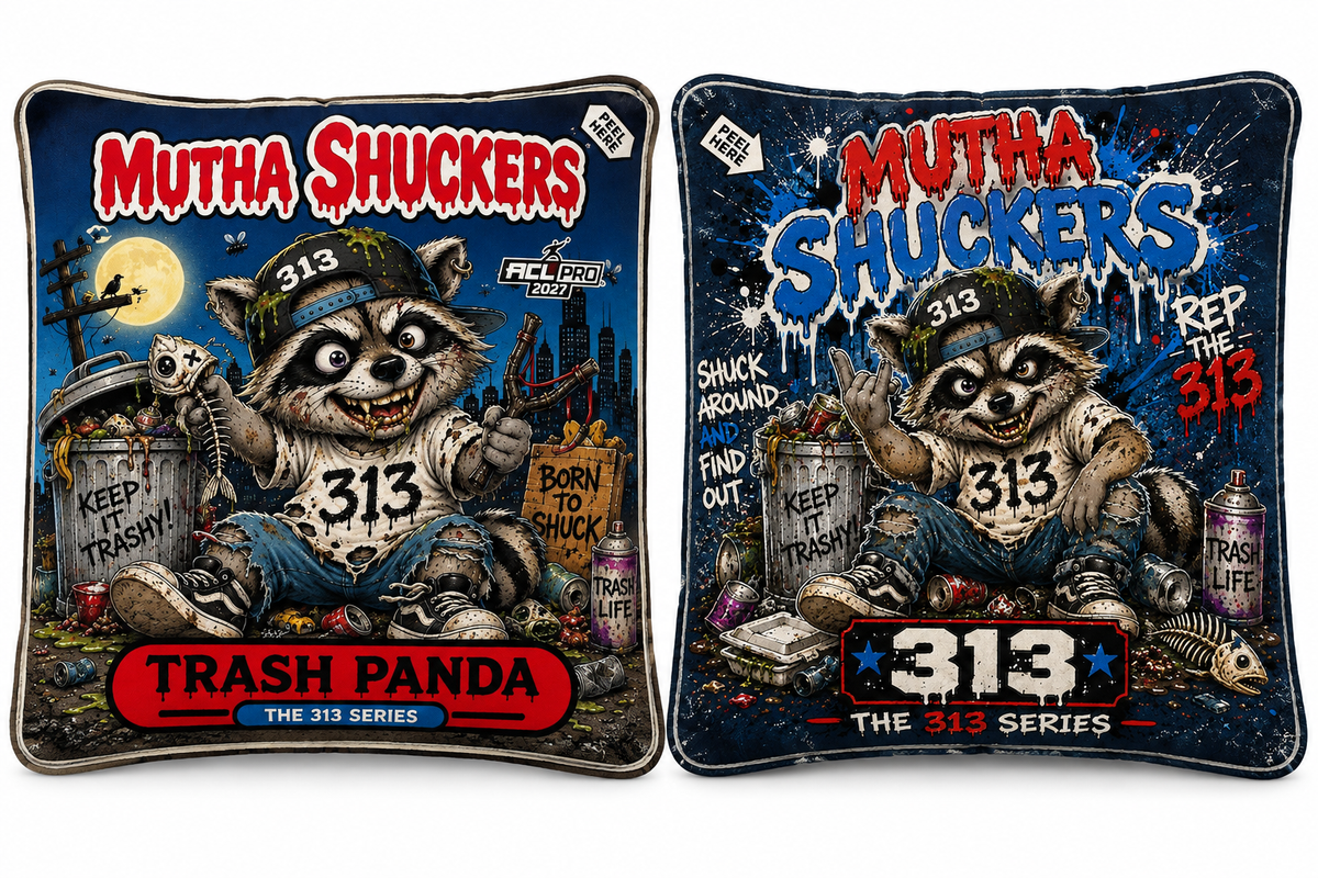 Mutha Shuckers THE 313 "Trash Panda" Series 2027 ACL Pro Cornhole Bags