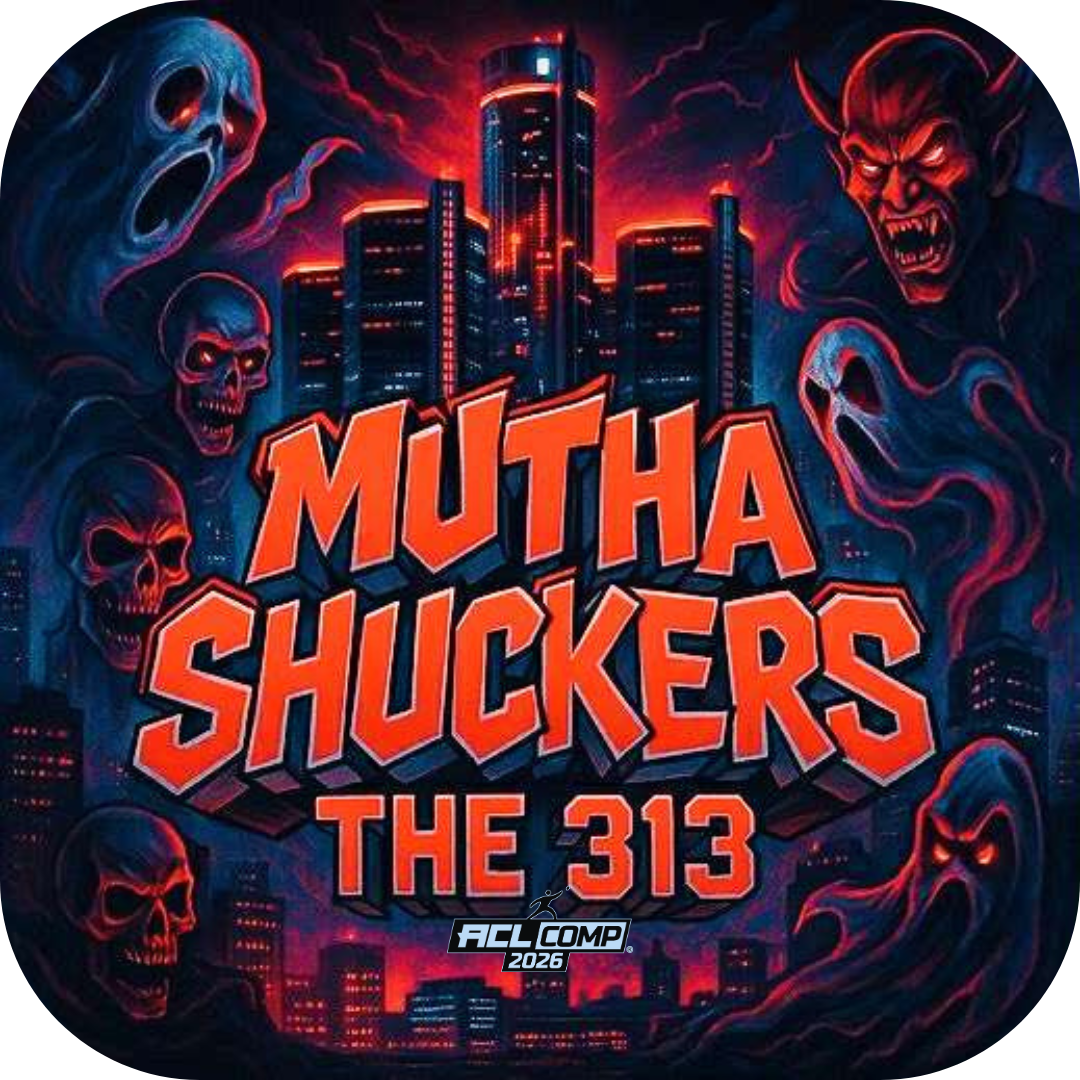 Mutha Shuckers "Halloween Collection" 2026 ACL Comp Stamped Cornhole Bags