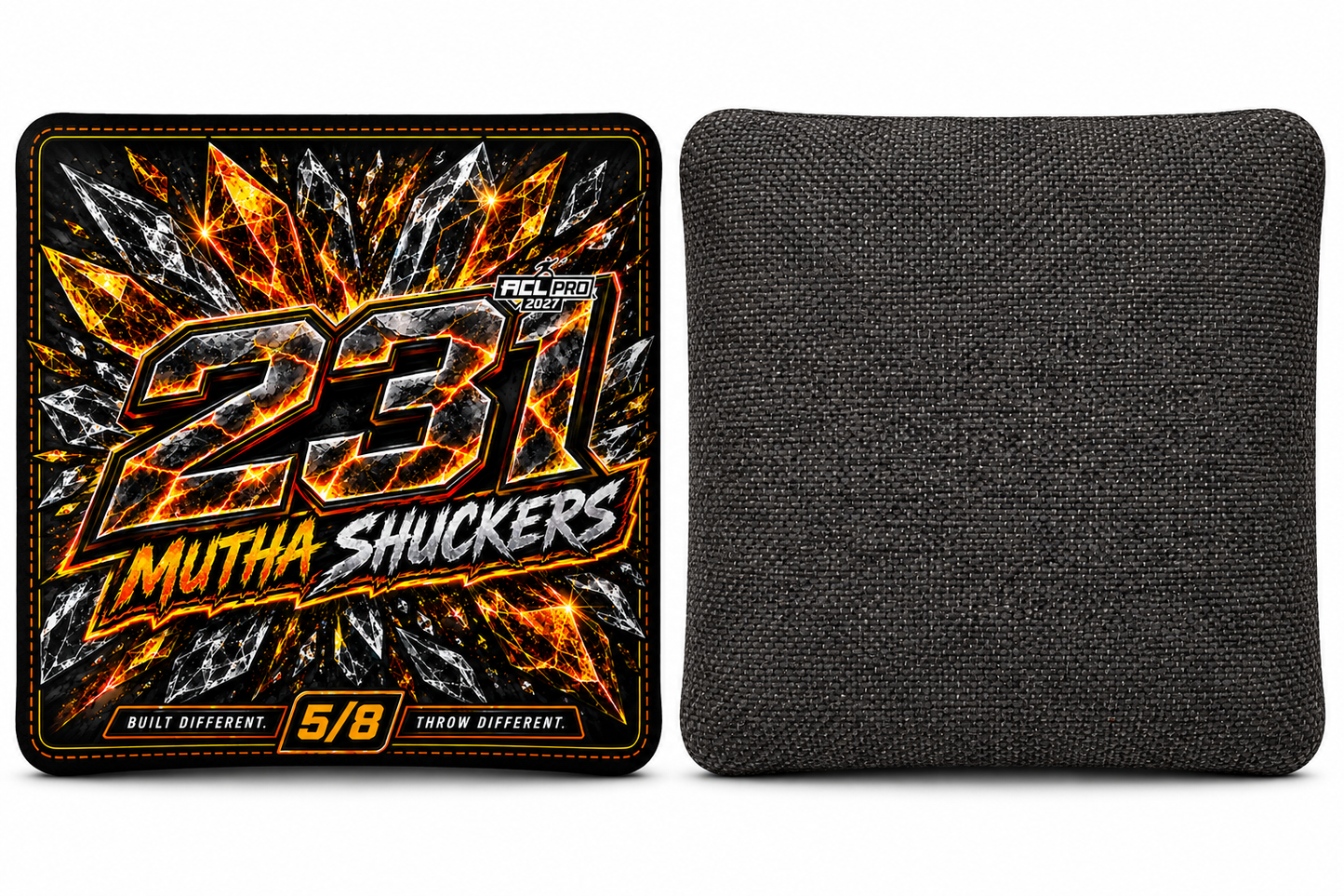 Mutha Shuckers 231 "Inferno" Series 2027 ACL PRO Cornhole Bags