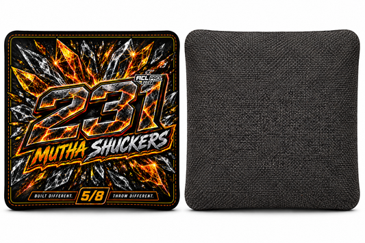 Mutha Shuckers 231 "Inferno" Series 2027 ACL PRO Cornhole Bags