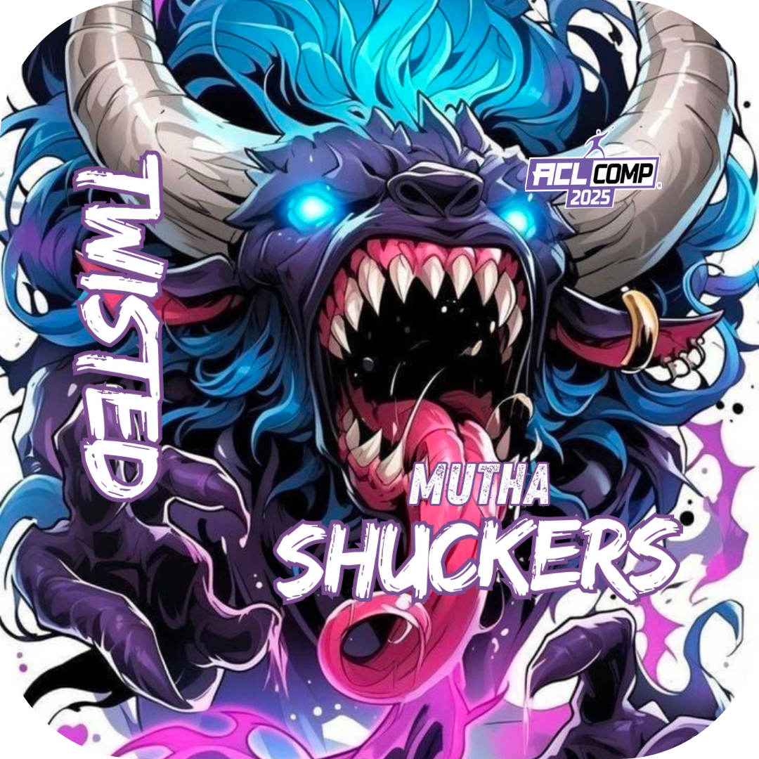 Mutha Shuckers Twisted "Monster" Series 2025 ACL Comp Cornhole Bags