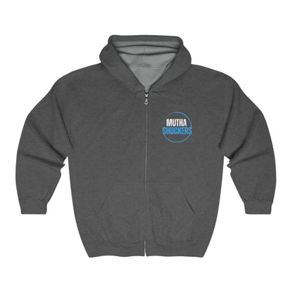 Mutha Shuckers Unisex Full Zip Hooded Sweatshirt