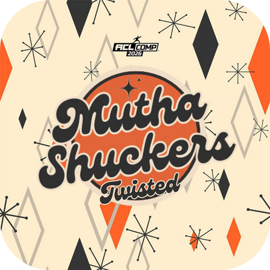 Mutha Shuckers Twisted "Retro" Series 2026 ACL Comp Cornhole Bags