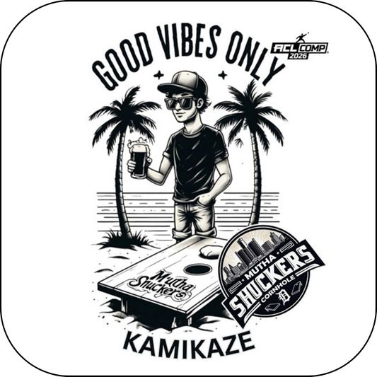 Mutha Shuckers Kamikaze "Good Vibes" Series 2026 ACL Comp Cornhole Bags