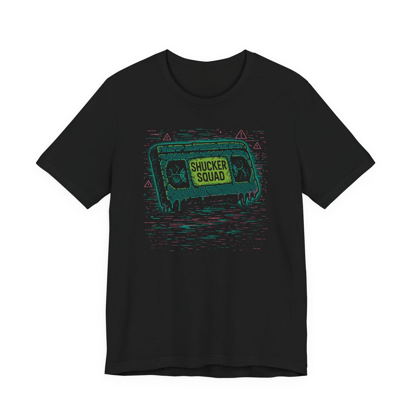 📼 Shucker Squad VHS Glitch Tee