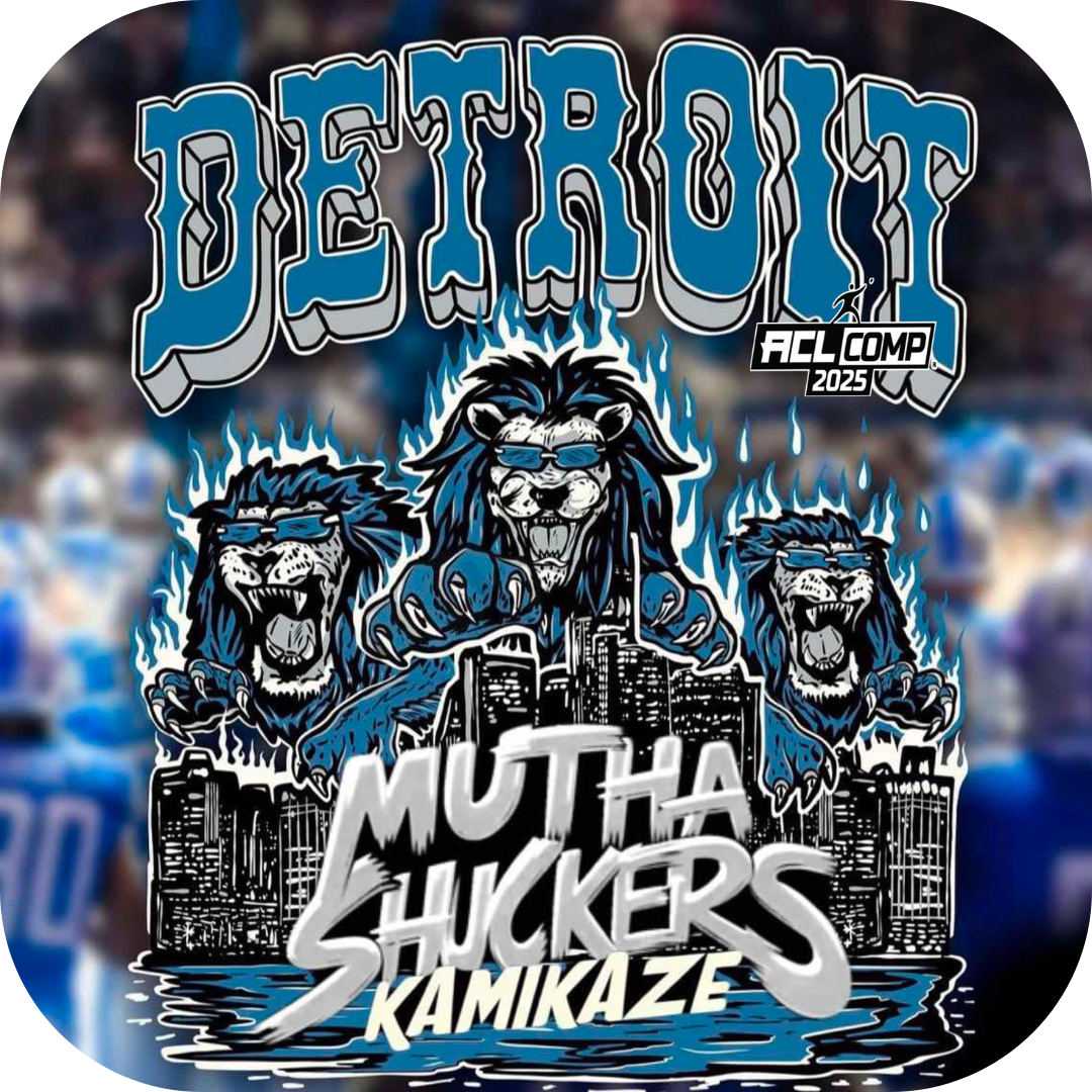 Mutha Shuckers Kamikaze "Detroit" Series 2025 ACL Comp Cornhole Bags