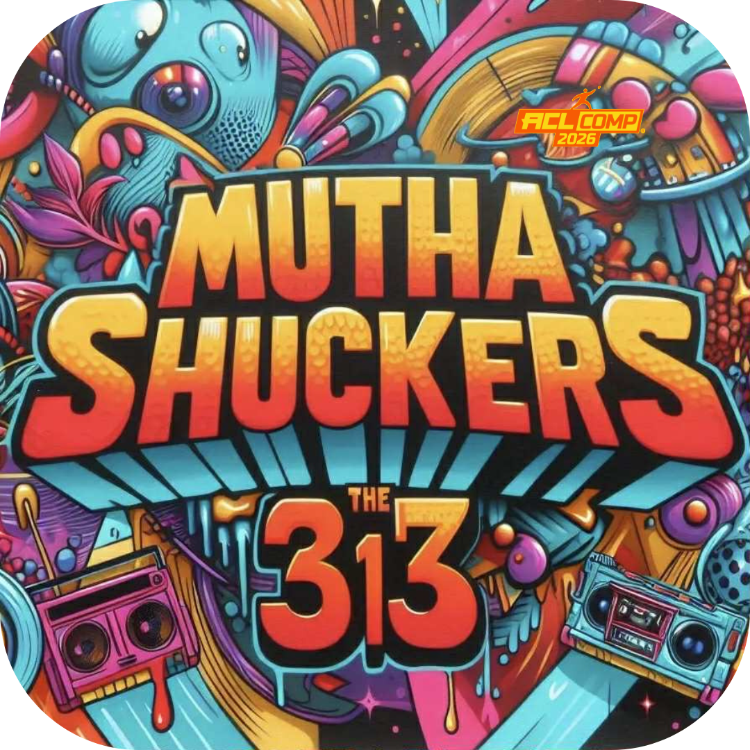Mutha Shuckers THE 313 "Shuckadelic" Series 2026 ACL COMP Cornhole Bags
