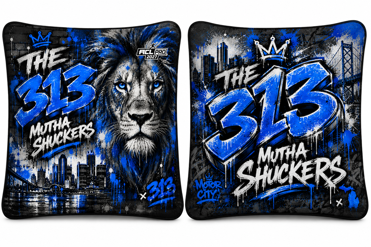 Mutha Shuckers THE 313 "The King" Series 2027 ACL Pro Cornhole Bags