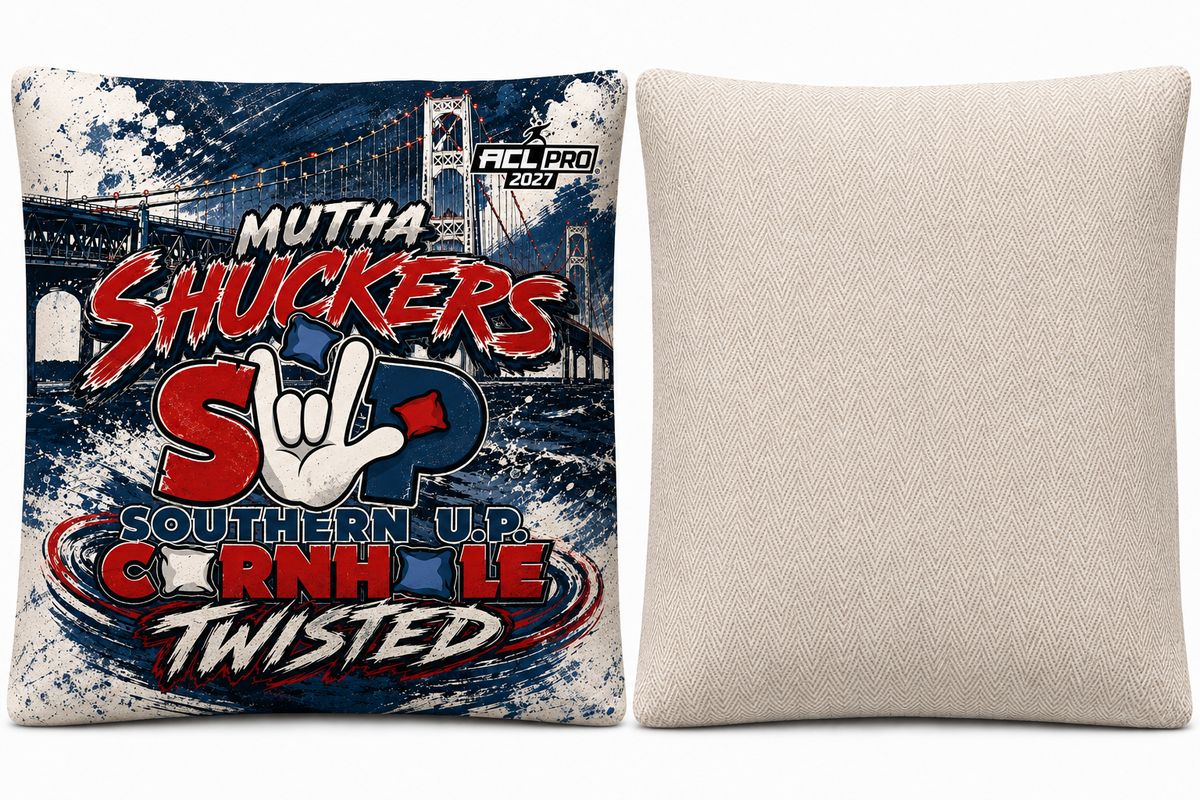 Mutha Shuckers × Southern U.P. Cornhole Collab