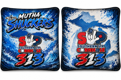 Mutha Shuckers × Southern U.P. Cornhole Collab
