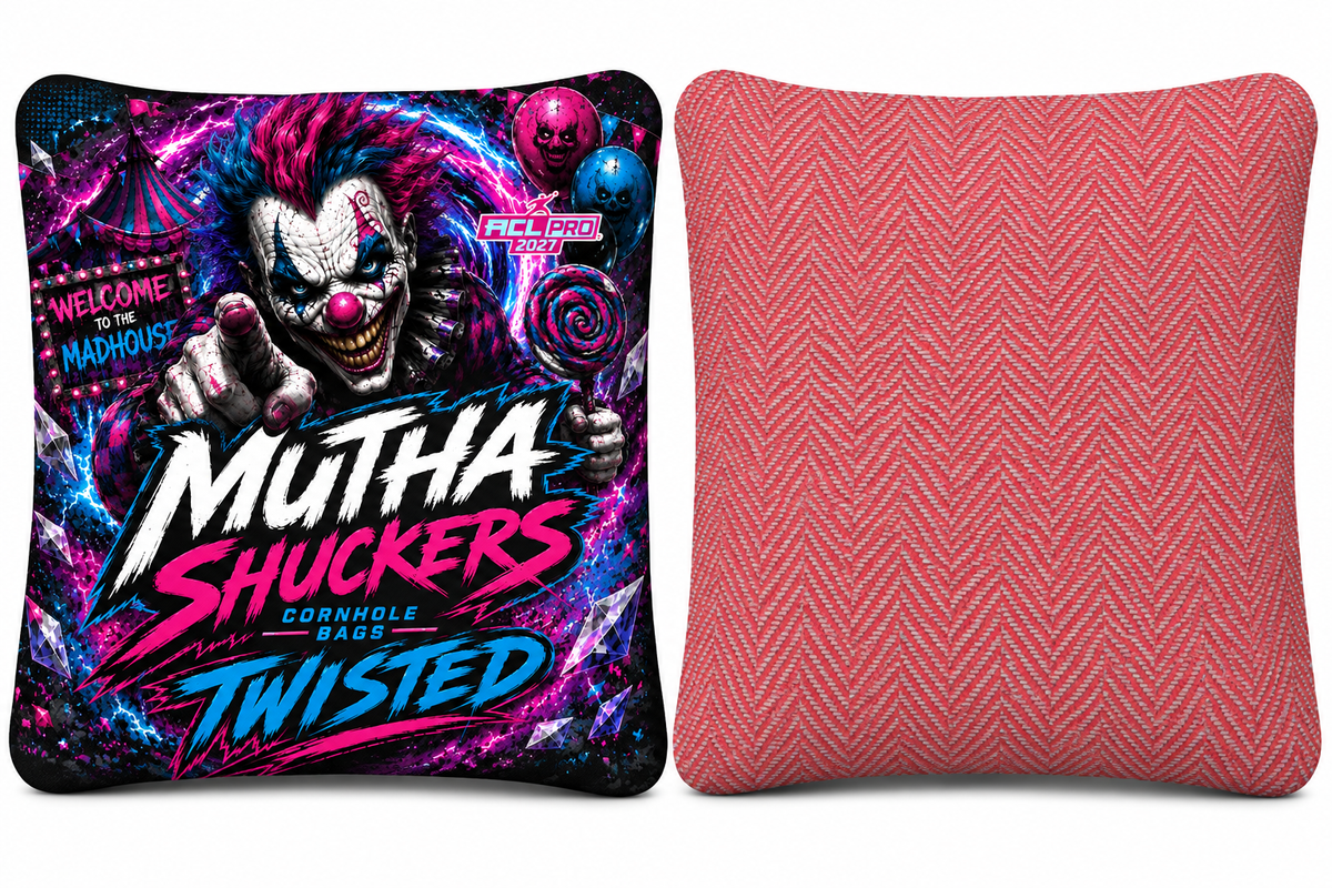 Mutha Shuckers Twisted "Madhouse" Series 2027 ACL Pro Cornhole Bags