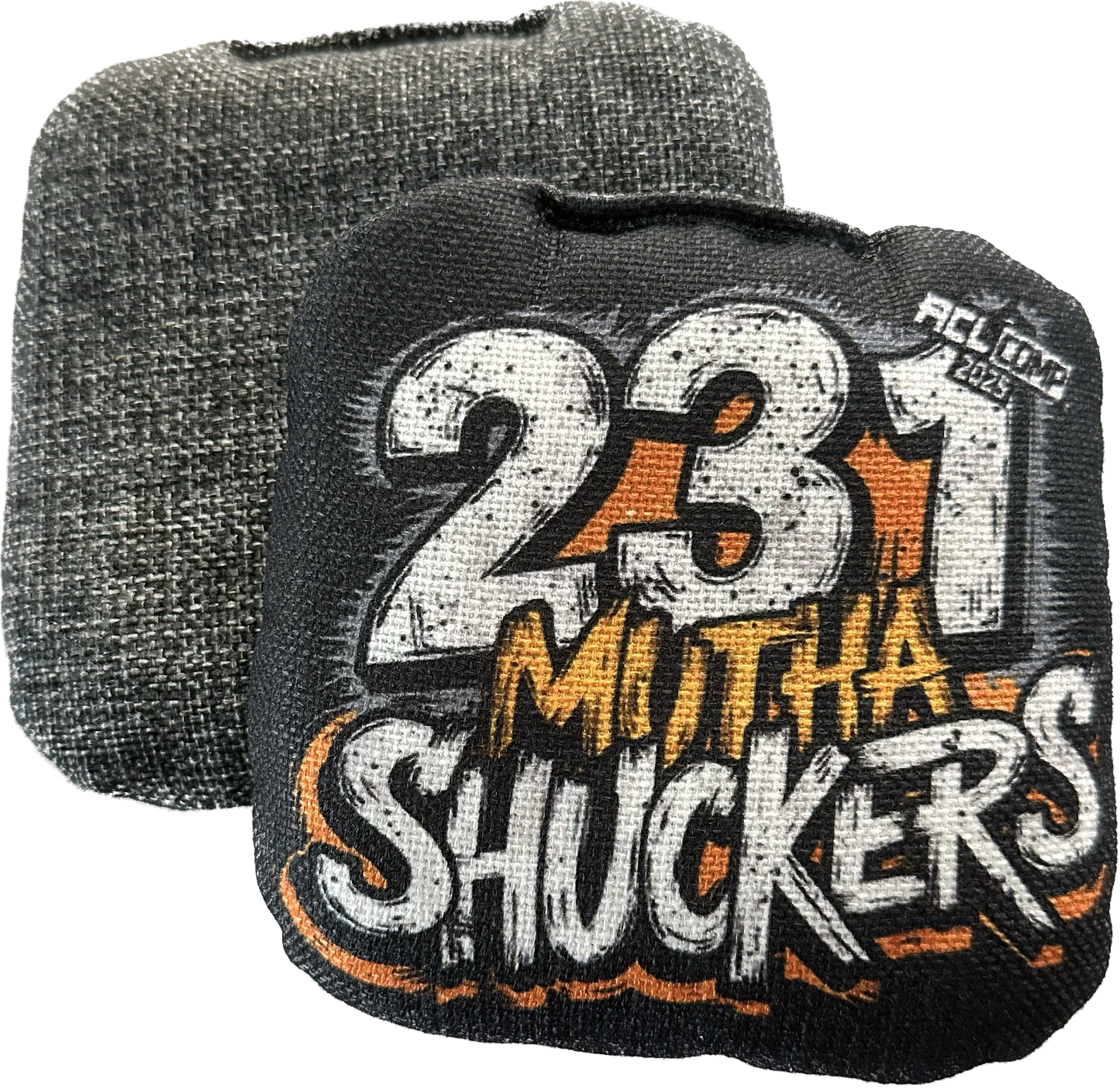 Mutha Shuckers 231 "Graffiti Black" Series 2025 ACL Comp Cornhole Bags