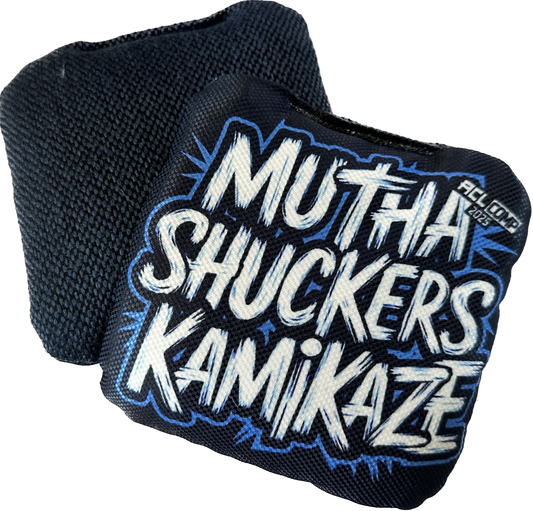 Mutha Shuckers Kamikaze "Midnight Blue" Series 2025 ACL Comp Cornhole Bags