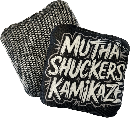 Mutha Shuckers Kamikaze "Pitch Black" Series 2025 ACL Comp Cornhole Bags