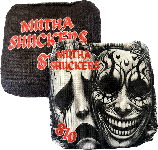 Mutha Shuckers 810 "Many Faces" Series 2025 ACL Comp Cornhole Bags