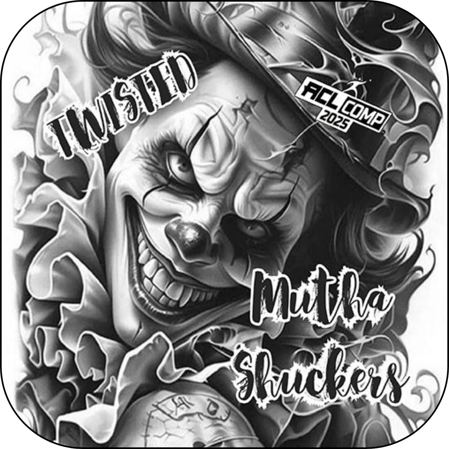 Mutha Shuckers Twisted "Clown" Series 2025 ACL Comp Cornhole Bags