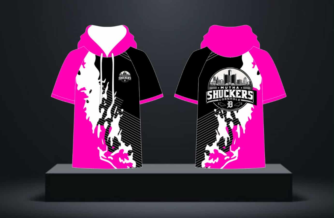 Mutha Shuckers 2025 Splash Short Sleeve Hoodie