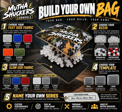 Build Your Own Cornhole Bags | Mutha Shuckers