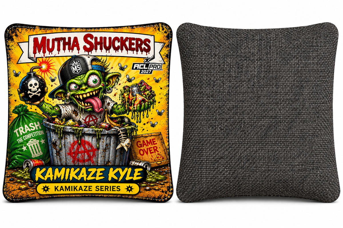 Mutha Shuckers Kamikaze "Kamikaze Kyle" Series 2027 ACL PRO Cornhole Bags