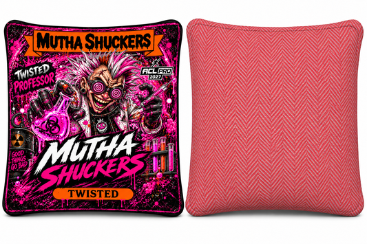 Mutha Shuckers Twisted "Professor" Series 2027 ACL Pro Cornhole Bags
