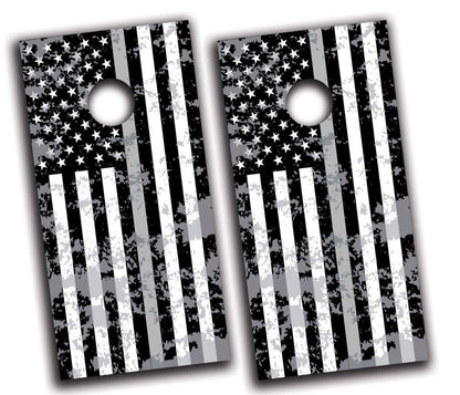 Cornhole Boards | Grunge Thin Line
